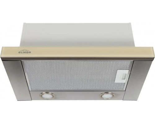 Вытяжка Elikor Glass 50Н-400-В2Д нержавеющая сталь/стекло бежевое