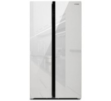 Холодильник Hyundai CS5003F белое стекло