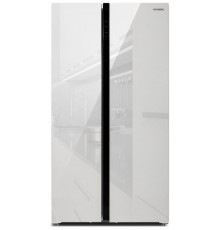 Холодильник Hyundai CS5003F белое стекло