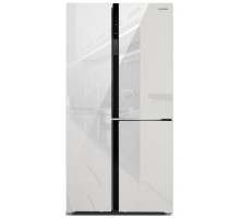 Холодильник Hyundai CS6073FV белое стекло