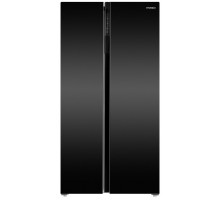 Холодильник Hyundai CS6503FV черное стекло