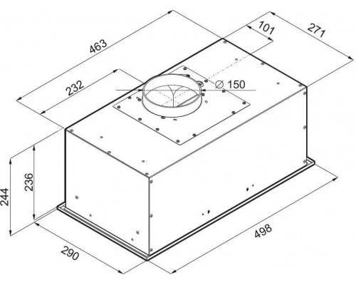 Вытяжка Maunfeld Crosby Power 50 белый