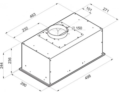 Вытяжка Maunfeld Crosby Power 50 нержавеющая сталь