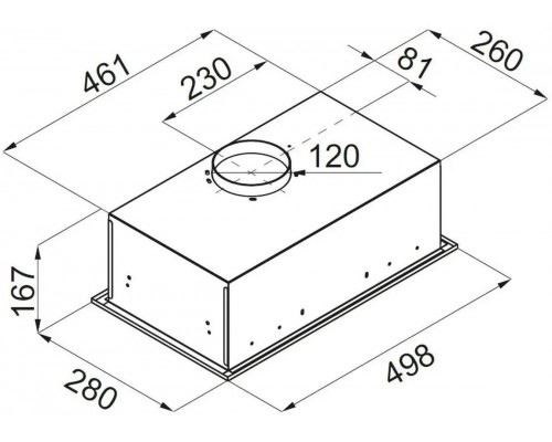 Вытяжка Maunfeld Crosby Singl 5028 черный