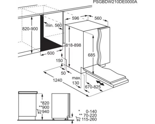 Посудомоечная машина Electrolux EEG88520W