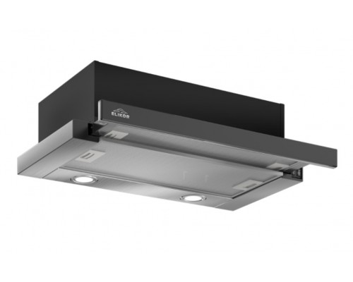 Вытяжка Elikor Glass 60Н-400-В2Д нержавеющая сталь/черное стекло