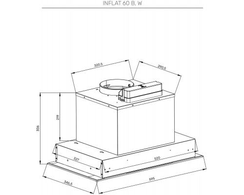 Вытяжка Kuppersberg Inflat 60 W