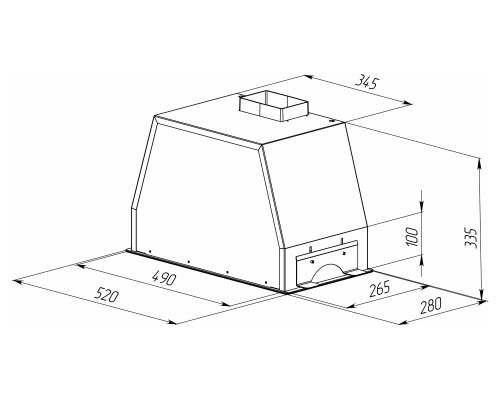 Вытяжка Zigmund & Shtain K 014.5 S нержавеющая сталь