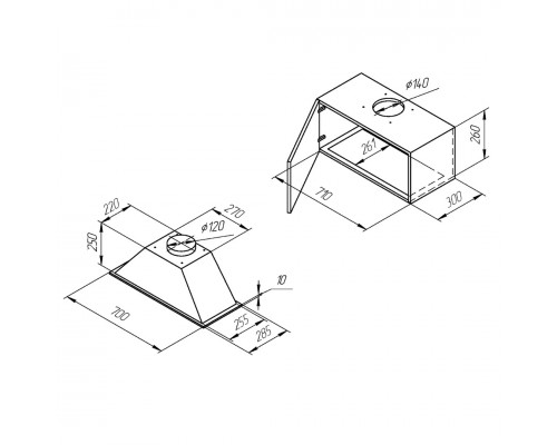 Вытяжка Kuppersberg INLINEA 70 LX