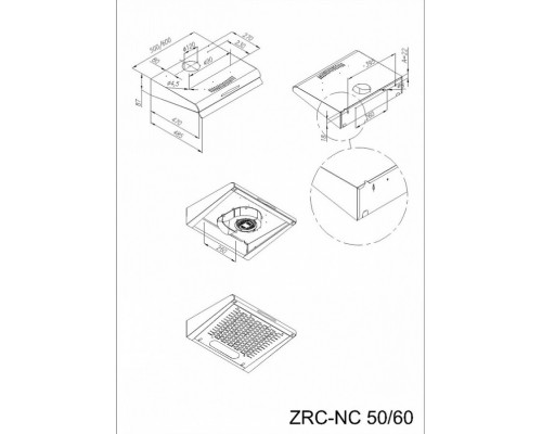 Вытяжка Maunfeld MPA 50 бежевый