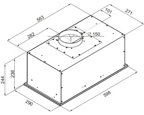 Вытяжка Maunfeld Crosby Power 50 черный