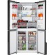 Холодильник Weissgauff WCD 450 INOX GLASS