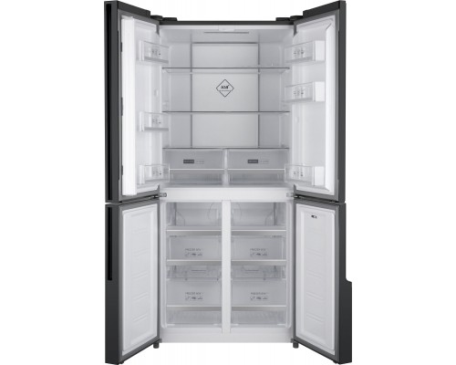 Холодильник Weissgauff WCD 450 INOX GLASS