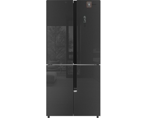 Холодильник Weissgauff WCD 450 INOX GLASS