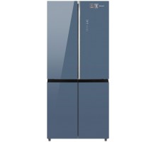 Холодильник Weissgauff WCD 590 NoFrost Inverter Premium Biofresh Blue Glass