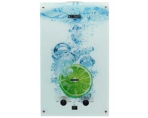 Газовая колонка Zanussi GWH 10 Fonte Glass Lime