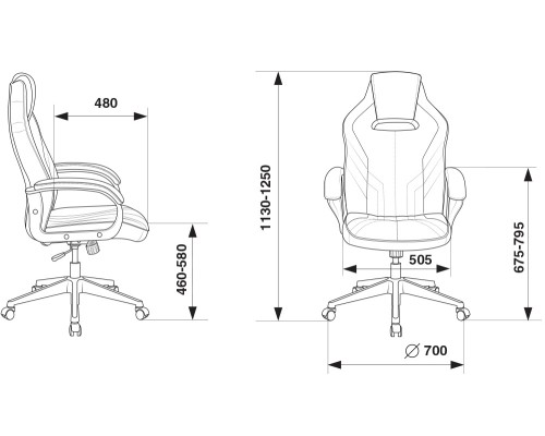 Кресло Бюрократ Viking 3 AERO RUS Кресло Бюрократ Viking 3 AERO RUS