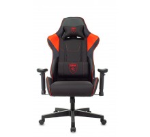 Кресло Бюрократ Zombie Thunder 1 черный/красный