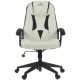 Кресло Бюрократ Zombie 8 White/Black