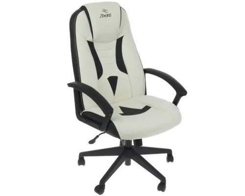 Кресло Бюрократ Zombie 8 White/Black