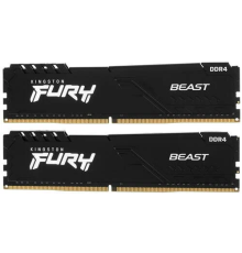 ОЗУ Kingston DDR4 3200MHz 16GB(2x8GB Kit) FURY Beast Black (KF432C16BBK2/16)