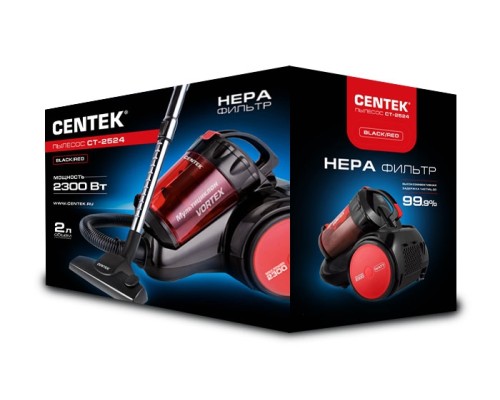 Пылесос Centek CT-2524 Black/Red