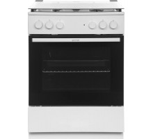 Плита Gorenje GK6A20WF белый реш.чугун