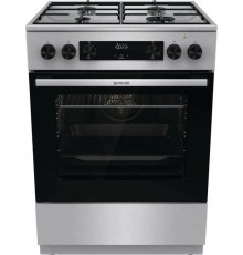 Плита Gorenje GKS6C70XJ нержавеющая сталь (без крышки) реш.сталь