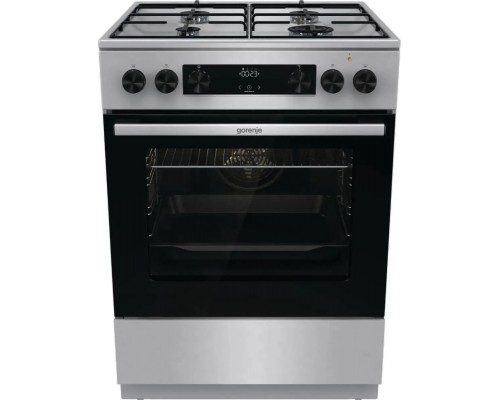 Плита Gorenje GKS6C70XJ нержавеющая сталь (без крышки) реш.сталь Плита Gorenje GKS6C70XJ нержавеющая сталь (без крышки) реш.сталь