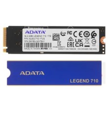 SSD накопитель ADATA M.2 2280 LEGEND 710 1TB (ALEG-710-1TCS)