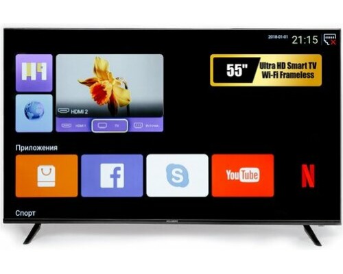 Телевизор Holleberg HGTV-LED55UHDS101T2