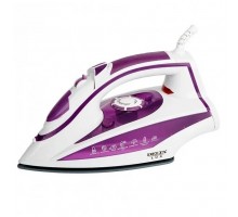  Утюг DELTA LUX DL-352 белый/фиолетовый