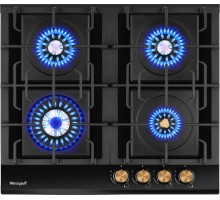 Варочная поверхность Weissgauff HGG 6445 BL Volcano Burner черный