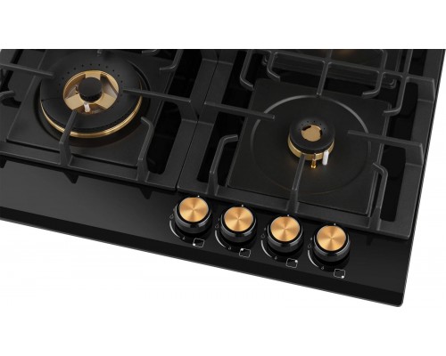 Варочная поверхность Weissgauff HGG 6445 BL Volcano Burner черный