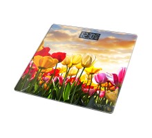 Весы напольные Marta MT-1678 тюльпаны