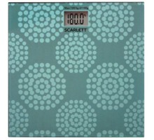 Весы напольные Sсarlett SC-BS33E073 аквамарин