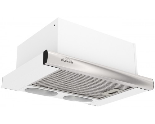 Вытяжка Elikor Интегра 45П-400-В2Л белый/нержавеющая сталь